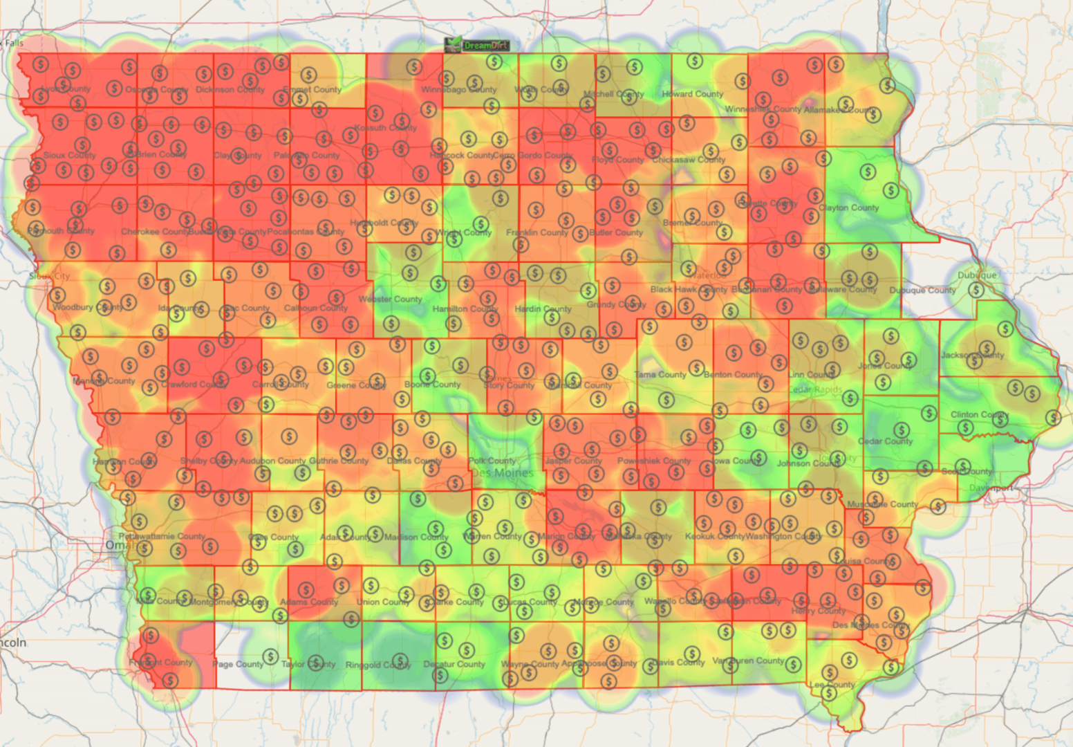 heat map