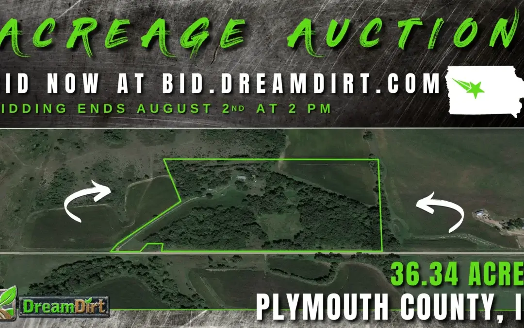 Acreage & 36.34 Acres For Sale in Plymouth County, Iowa