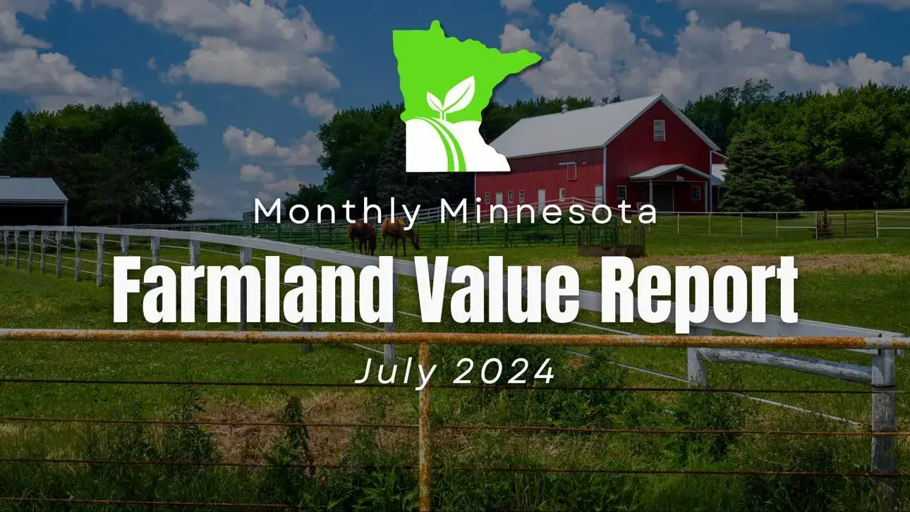 Minnesota farmland prices 2024 report with sales data