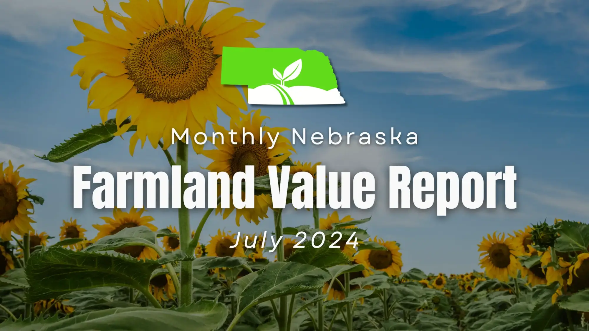 Cover image for farmland value report in Nebraska
