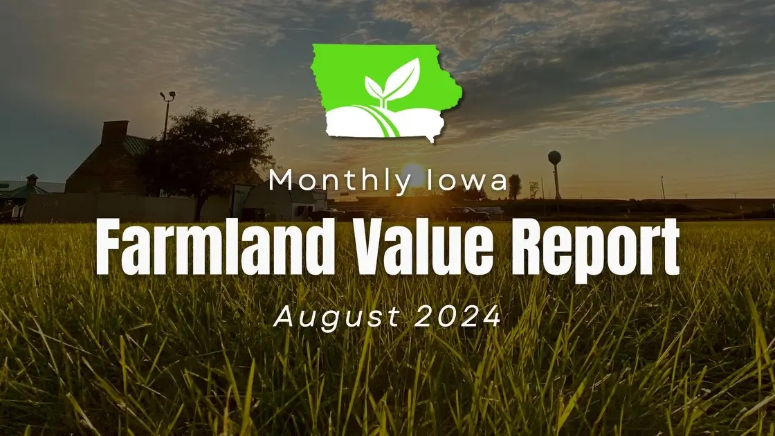 June 2024 Iowa land prices 
