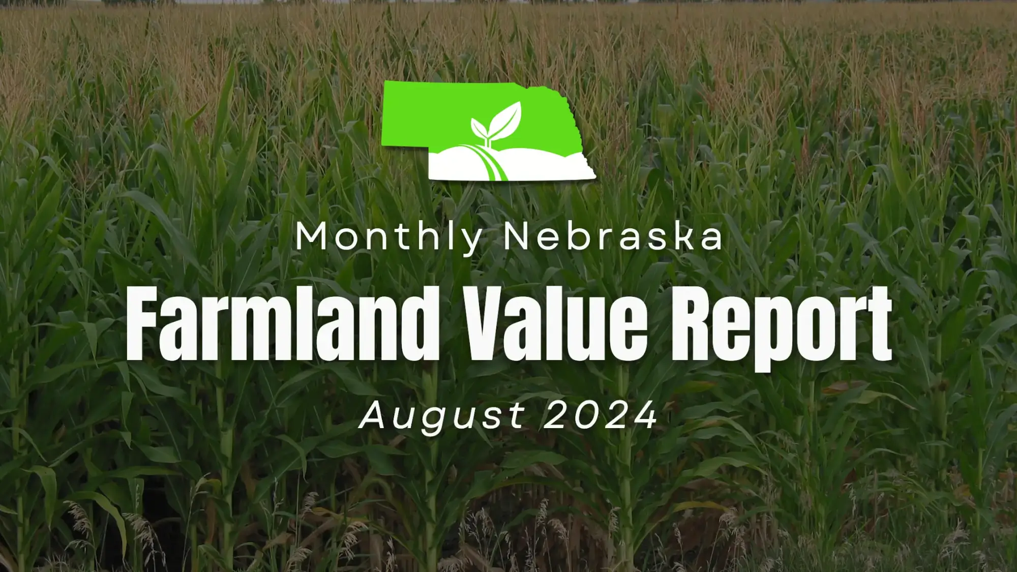 Cover image for farmland value report in Nebraska