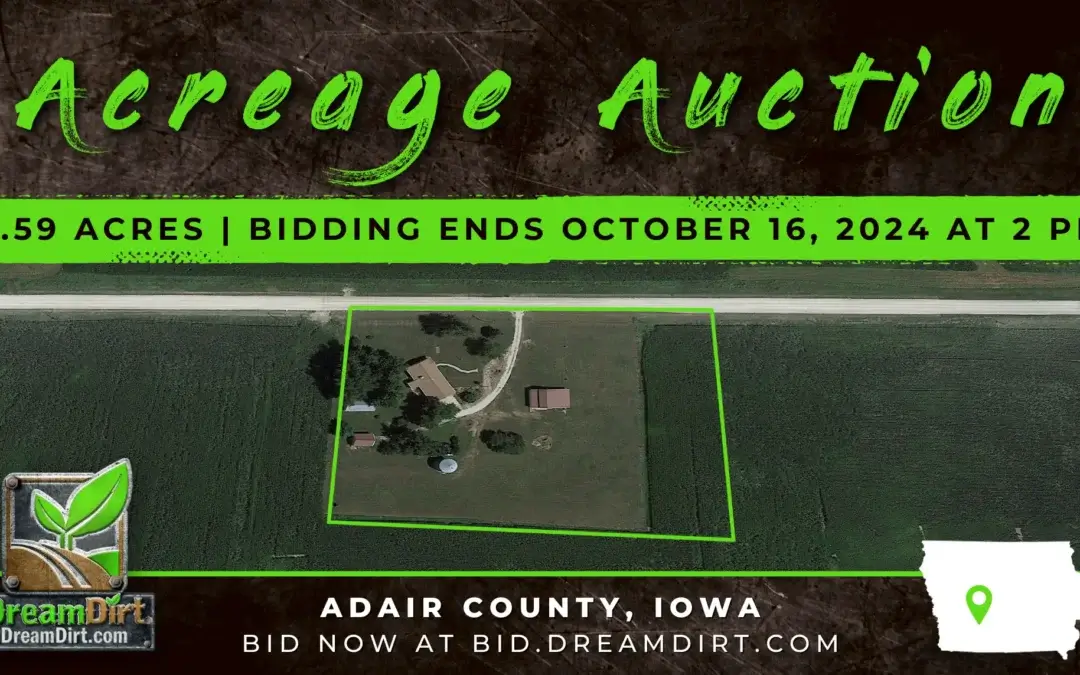 Acreage For Sale in Adair County, Iowa | 4.59 Acres