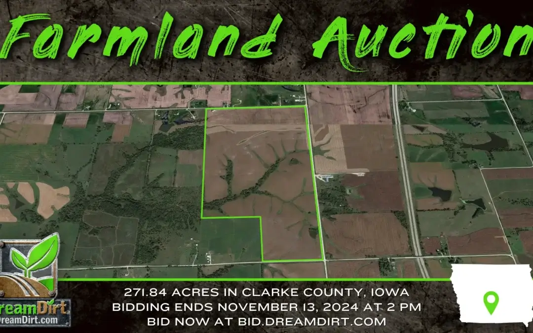 Farmland For Sale in Clarke County, Iowa | 271.84 Acres