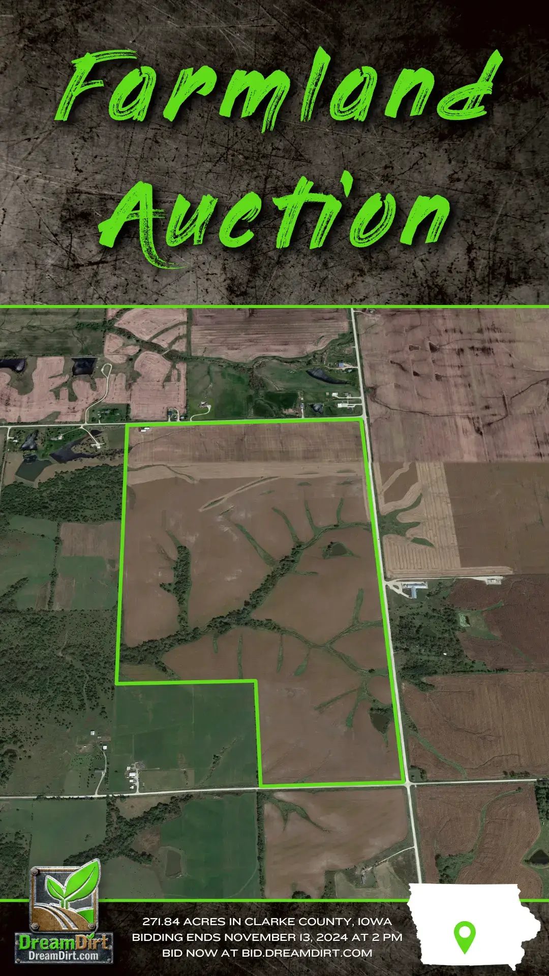 Farmland For Sale in Clarke County, Iowa