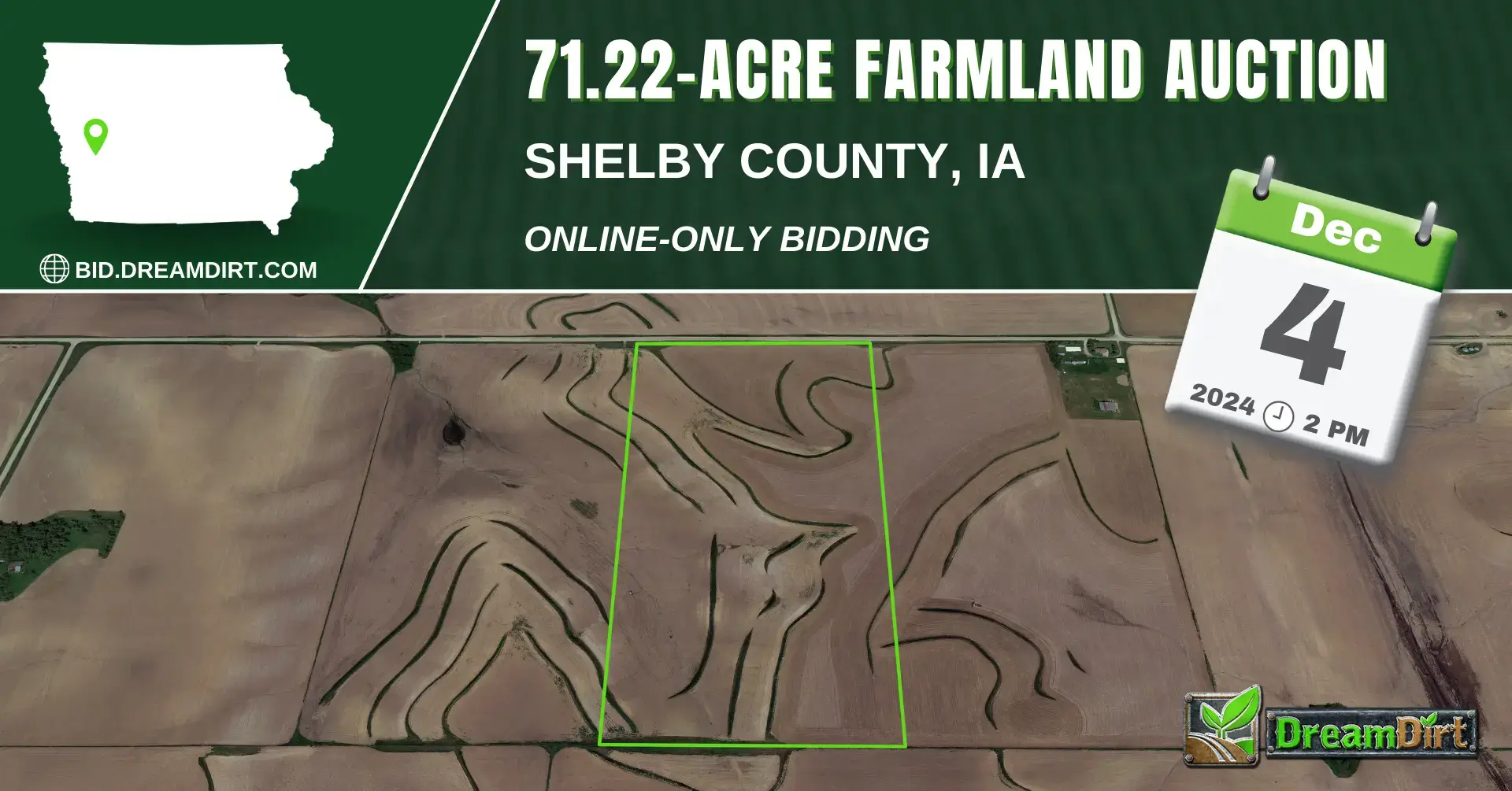 Land for sale in Cerro Gordo County, Iowa