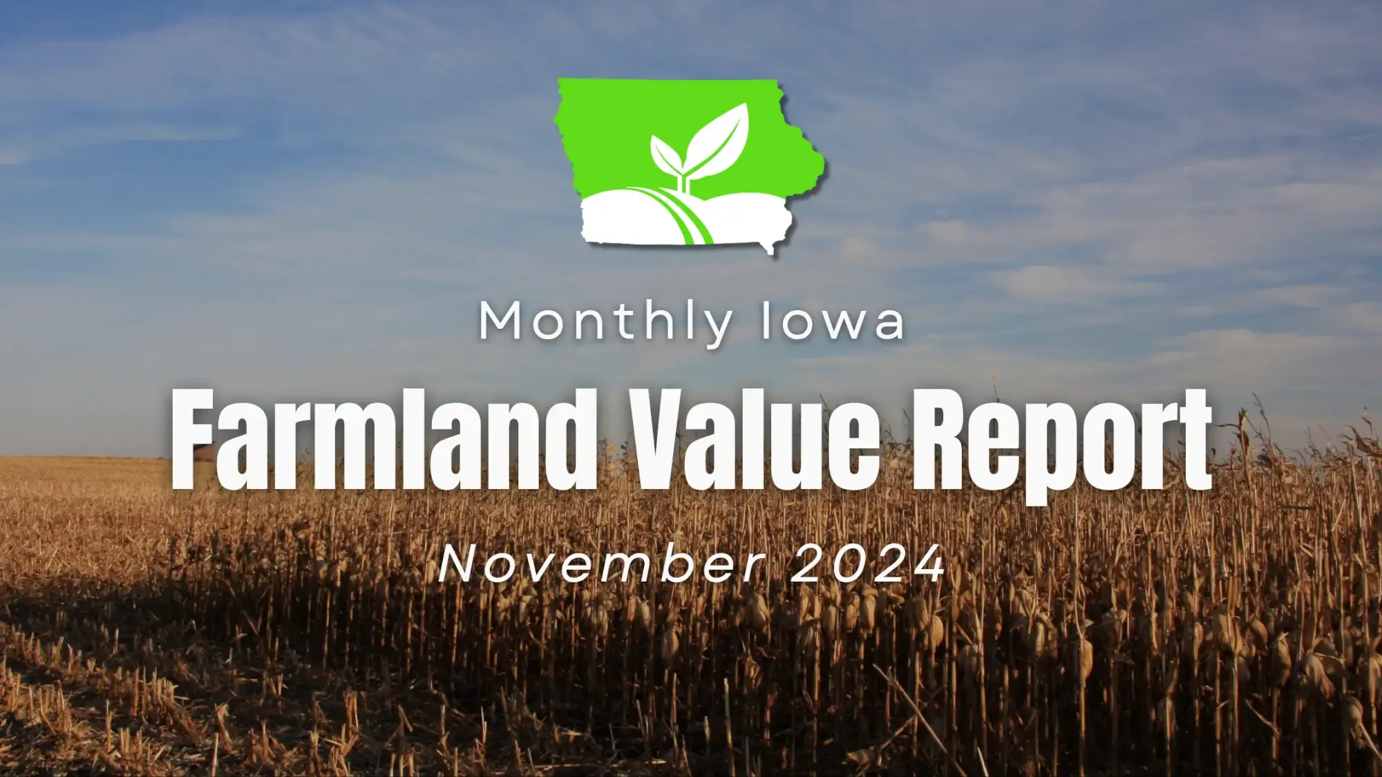 Iowa November 2024 Farmland Auction Sales Report 