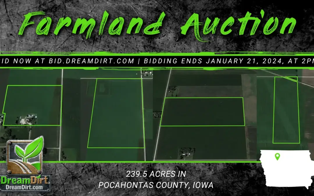 Farmland For Sale in Pocahontas County, Iowa | 239.5 Acres