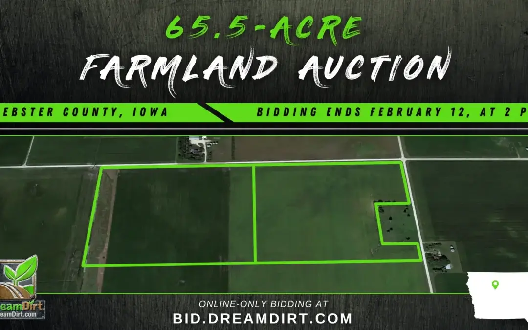 Farmland For Sale in Webster County, Iowa | 65.5 Acres