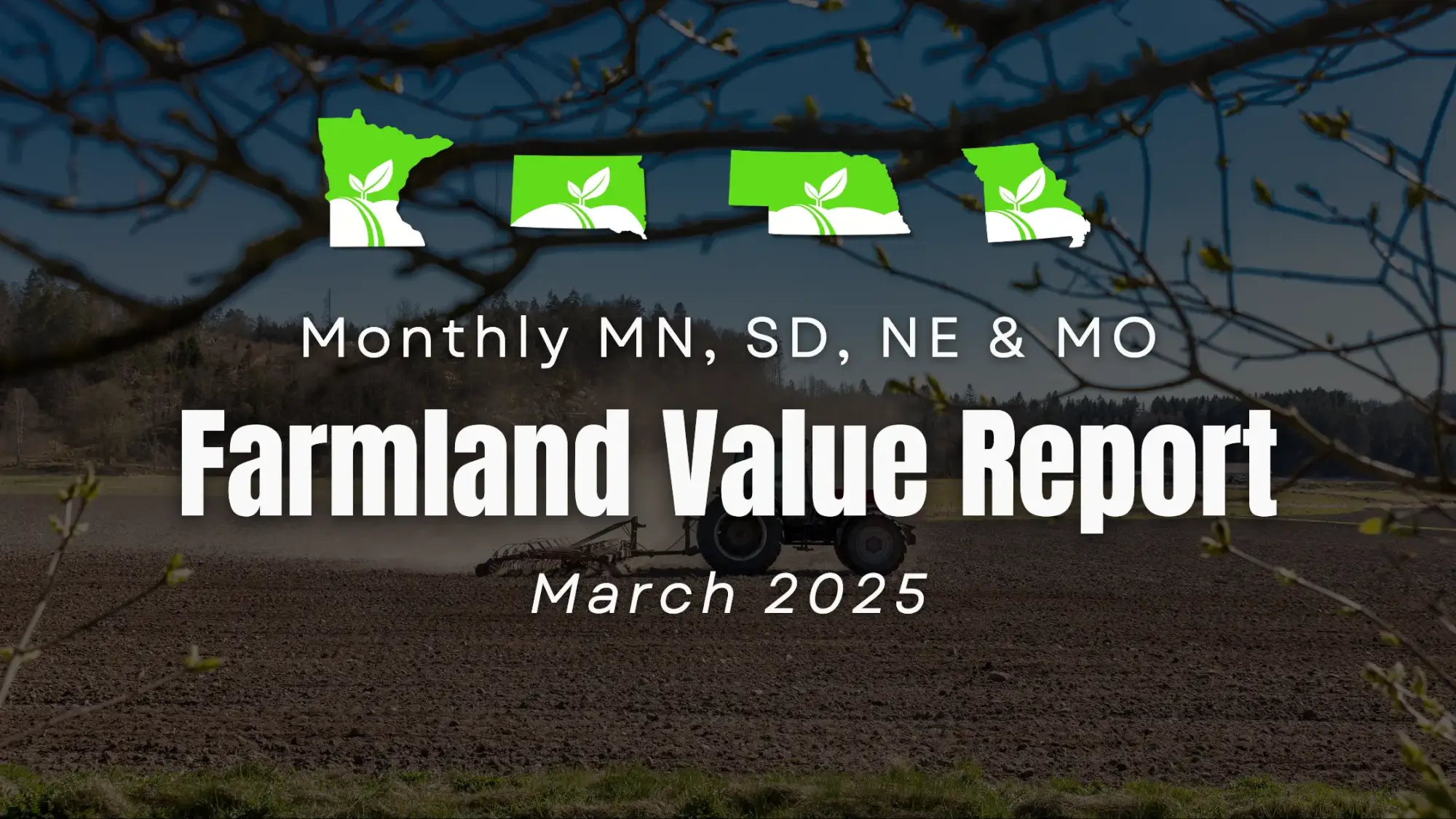 Farmland Prices Monthly MN, SD, NE & MO blog