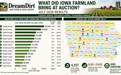 What July 2026 Iowa Farmland Auctions Tell Us About Land Values